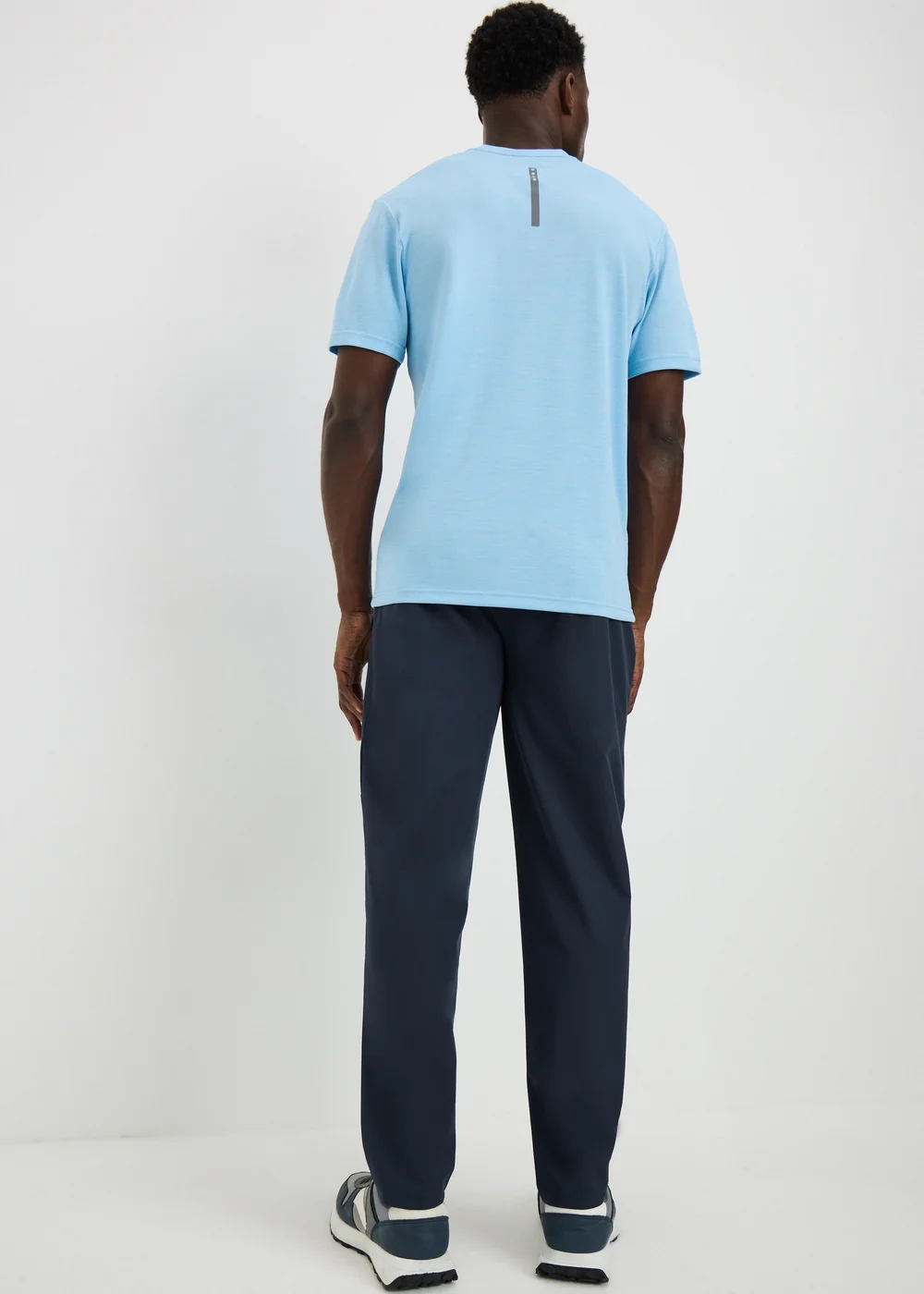 Souluxe Navy Woven Jogging Bottoms - XS Image 3