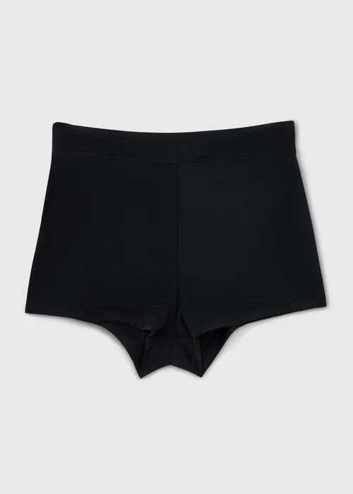 Black Shapewear Short Bikini Bottoms - 10 Image 3