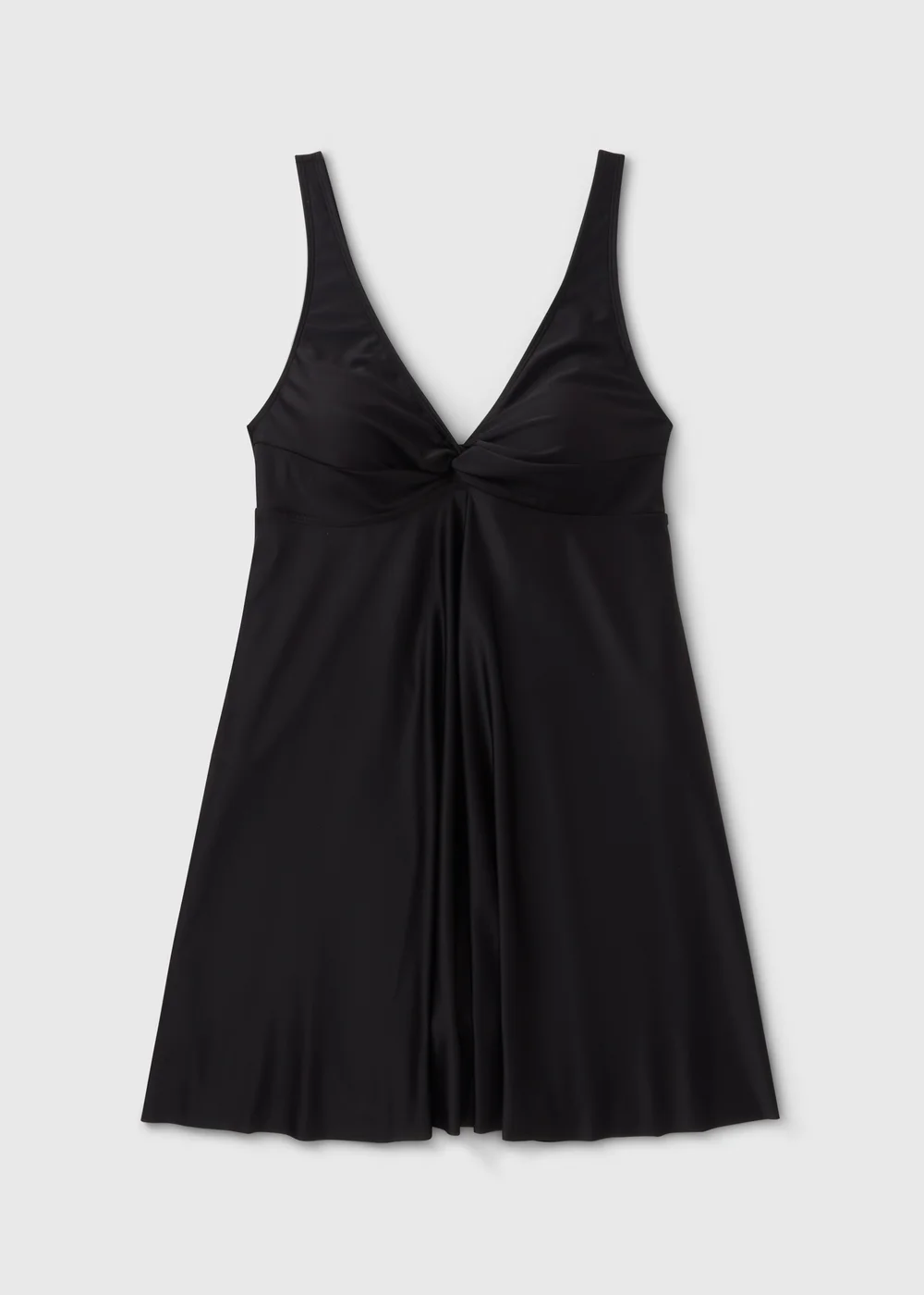 Black Shapewear Swim Dress - 28 Image 3