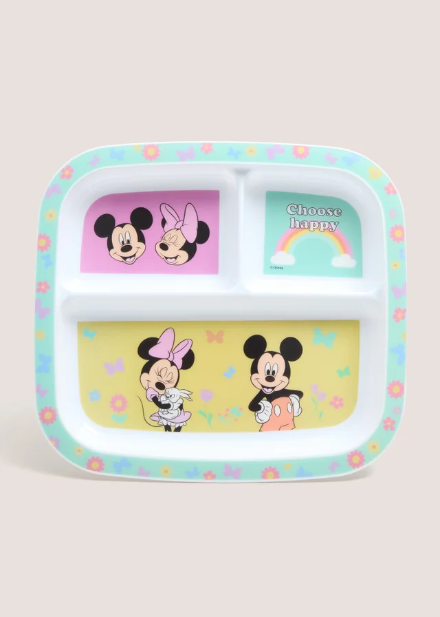 Disney Mickey & Minnie Mouse Divide Plate