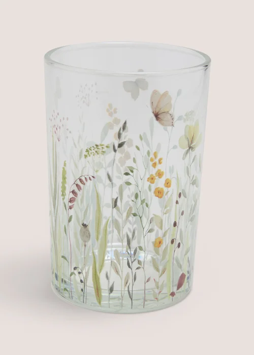 Floral Print Candle Holder Image 1