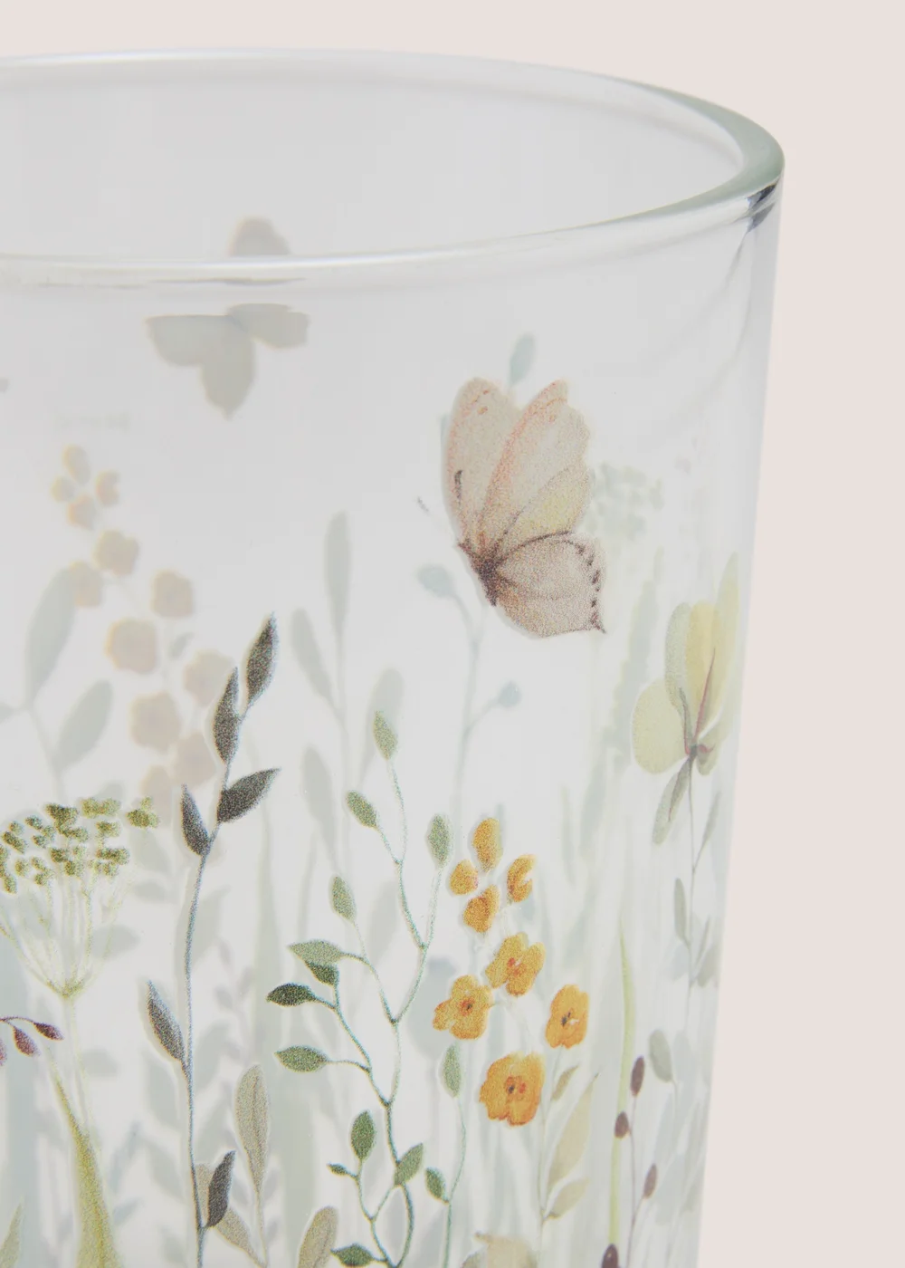 Floral Print Candle Holder Image 2