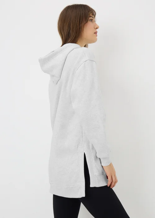 Grey Longline Hoodie - S Image 2