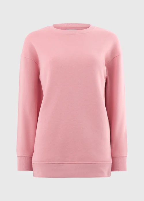 Pink Longline Sweatshirt - L Image 3