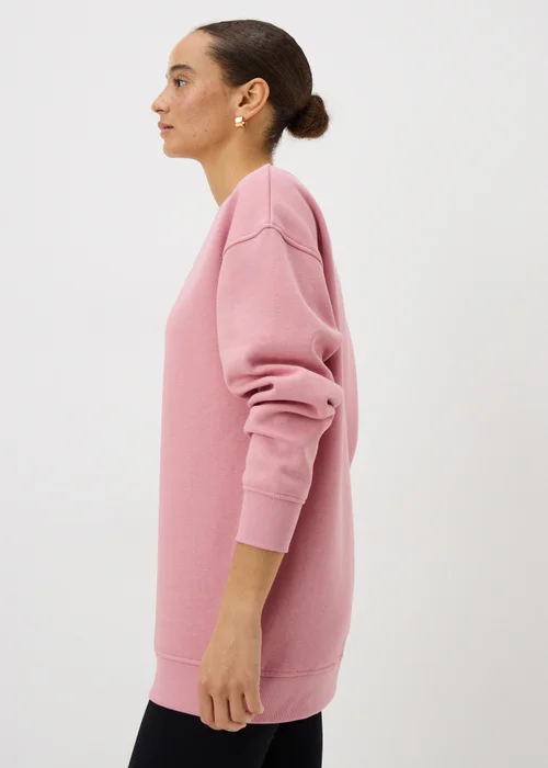 Pink Longline Sweatshirt - L Image 1