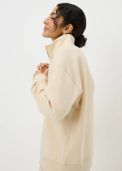 Buttermilk Half Zip Co Ord Sweatshirt - XS Image 3