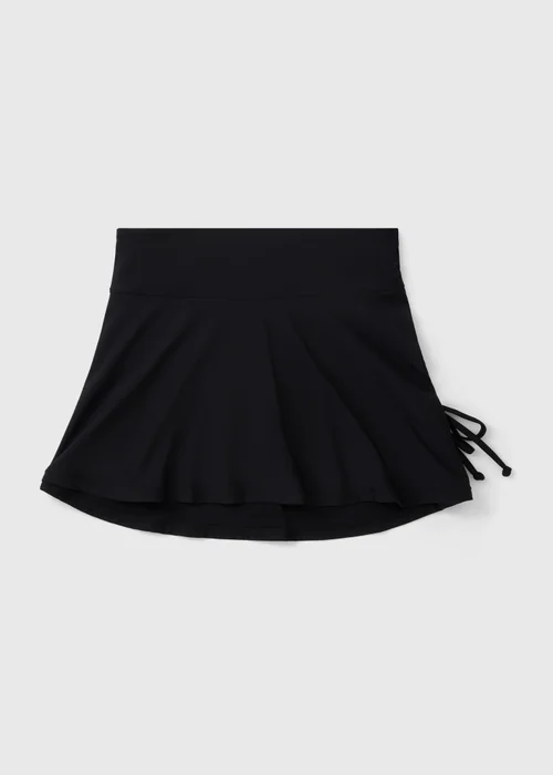 Black Shapewear Skirted Bikini Bottoms - 8 Image 3