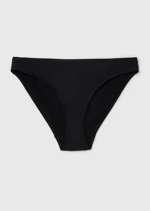 Black Shapewear High Leg Bikini Bottoms - 12 Image 3