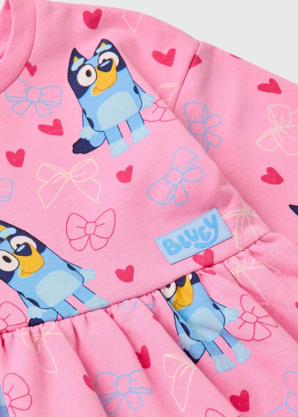 Bluey Girls Pink Sweater Dress (1-7yrs) - 1-1.5 Yrs | Matalan Bluey Girls Pink Sweater Dress (1-7yrs) - 1-1.5 Yrs | Matalan