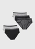 5 Pack Mono Patterned Briefs - S Image 1