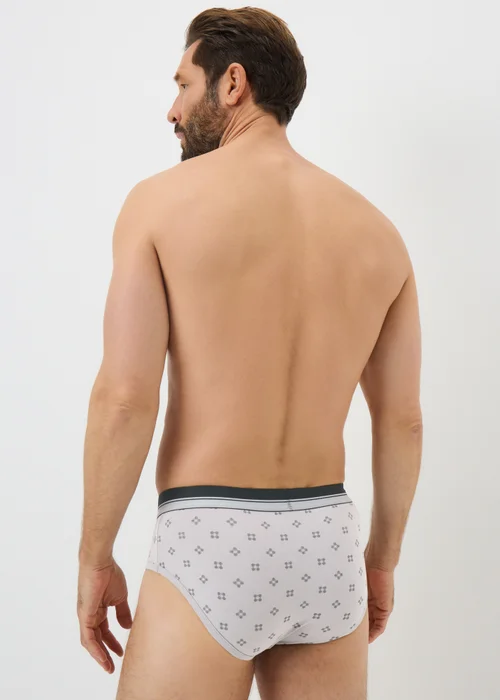 5 Pack Mono Patterned Briefs - S Image 3