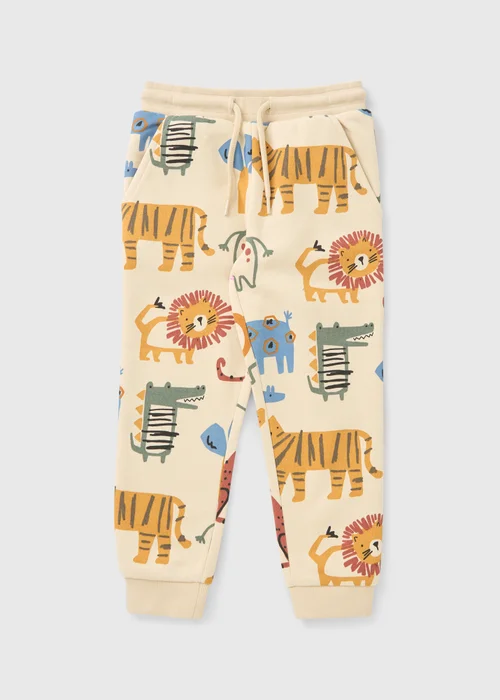 Boys Multicolour Animal Jogging Bottoms (1-7yrs) - 1 half year to 2 Image 1