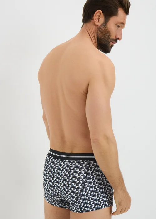 5 Pack Mono Geometrical Print Hipsters - XS Image 3