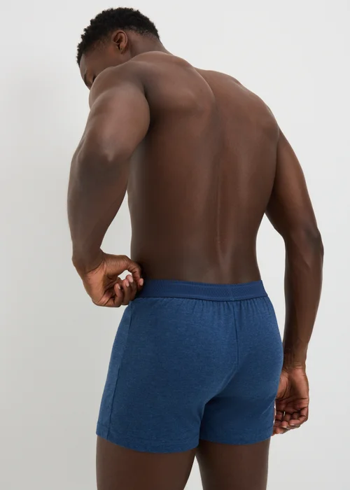 5 Pack Blue Loose Fit Boxers - S Image 2