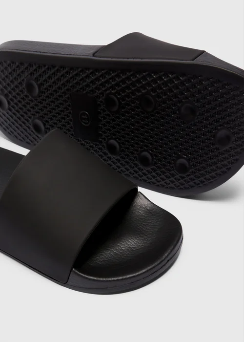 Black Comfort Sliders - Size 6 Image 2