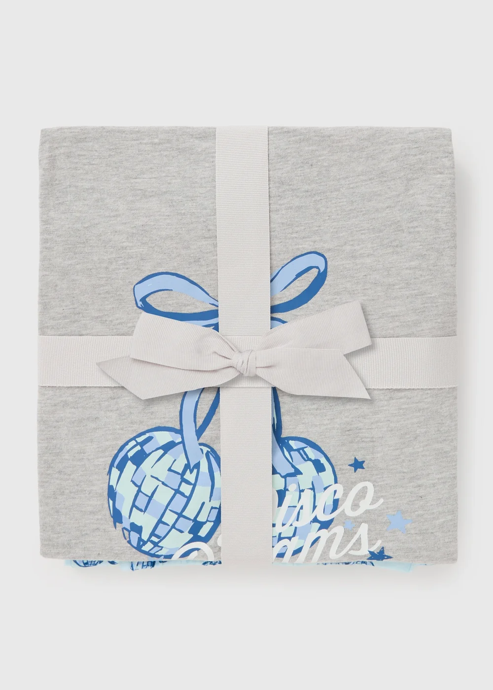 Grey Disco Wide Pyjama Set - Extra small Image 3