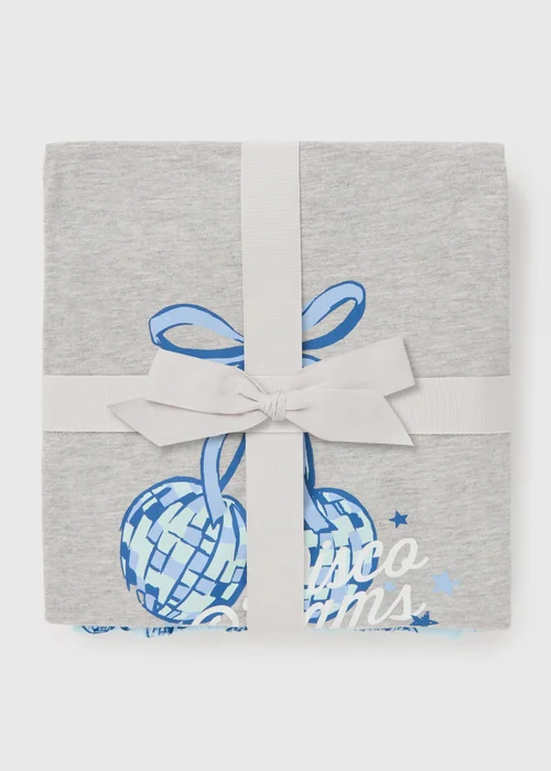 Grey Disco Wide Pyjama Set - Extra small Image 3