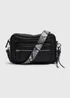 Black Zip Camera Bag - One Size Image 2
