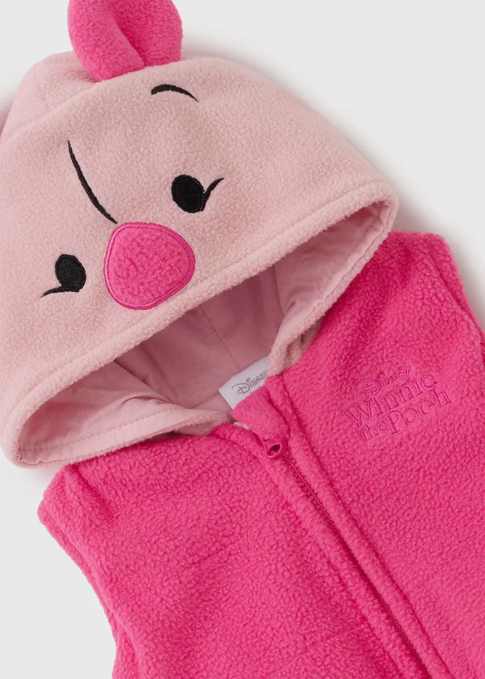 Disney Winnie The Pooh Baby Pink Piglet Padded Suit Set (Newborn-23mths) - 0-3 months Image 2