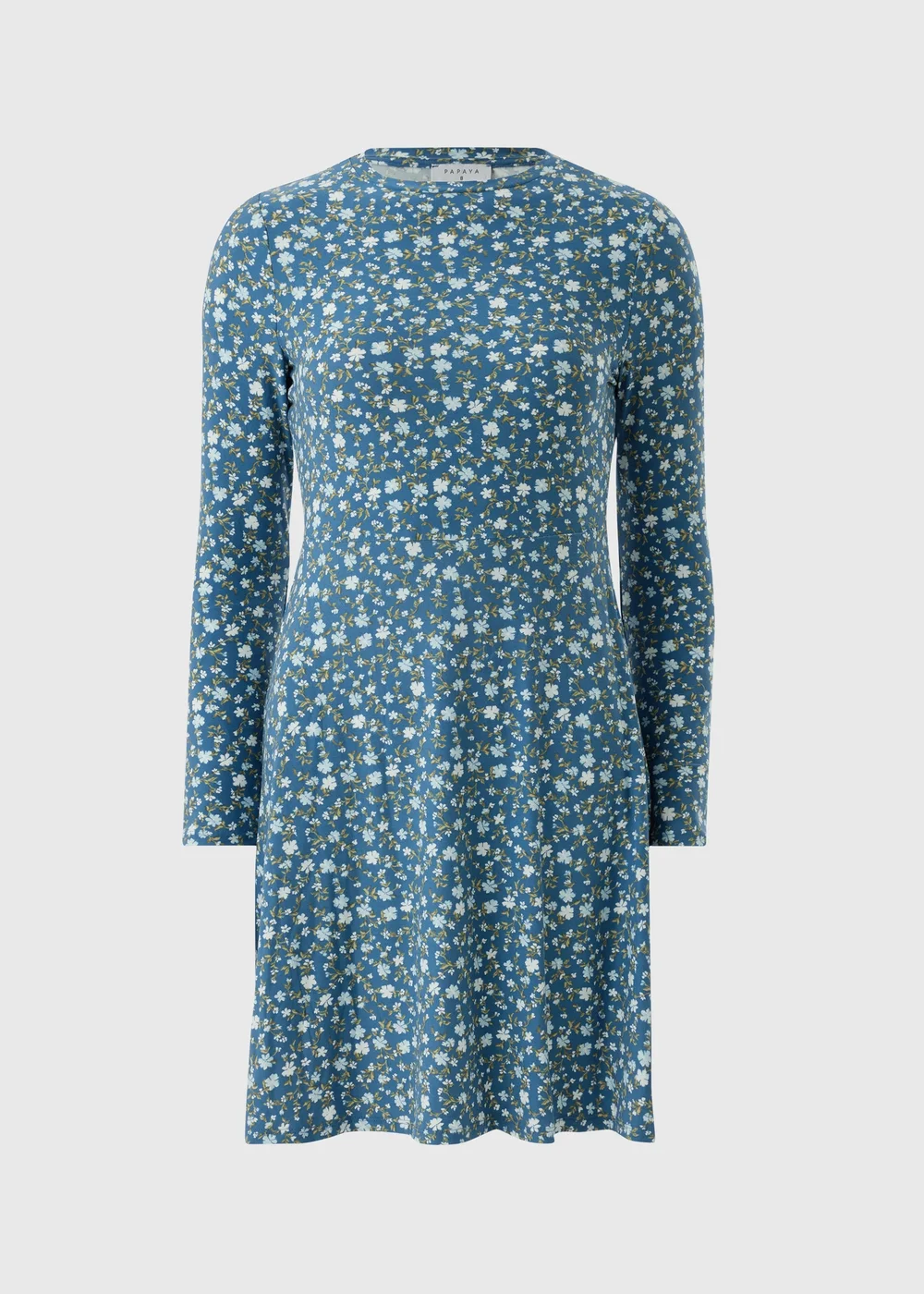 Blue Ditsy Supersoft Mini Dress - 20 Image 2
