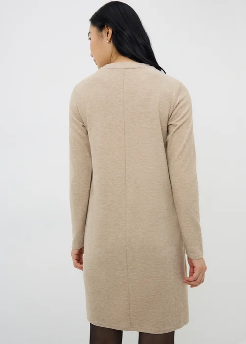 Beige Cosy Mini Dress - 28 Image 2