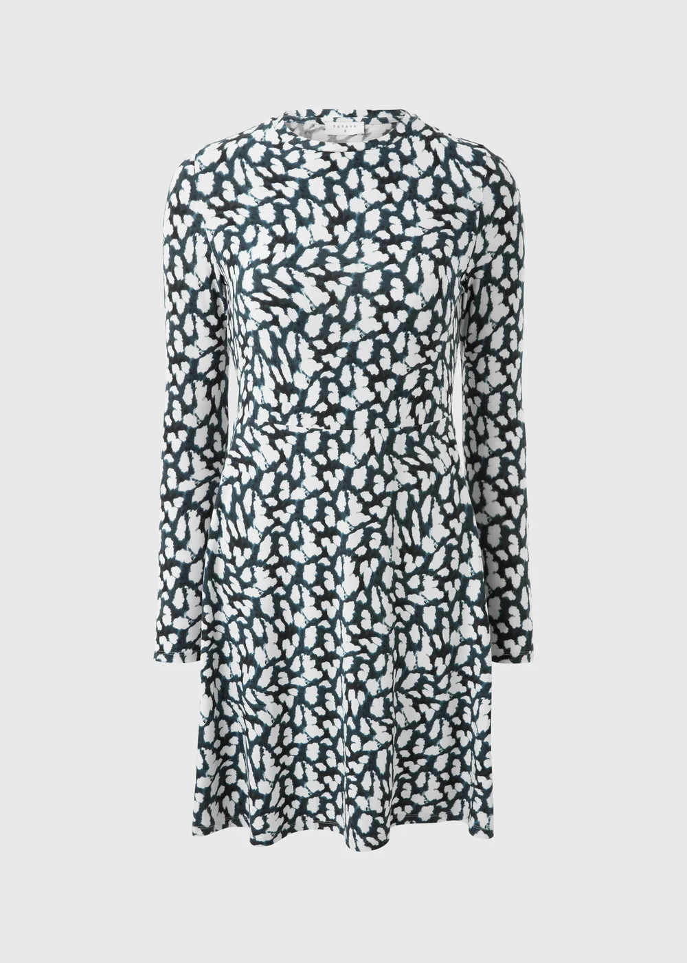 Black Animal Print Supersoft Mini Dress - 26 Image 4