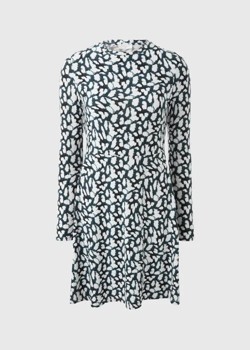 Black Animal Print Supersoft Mini Dress - 26 Image 4