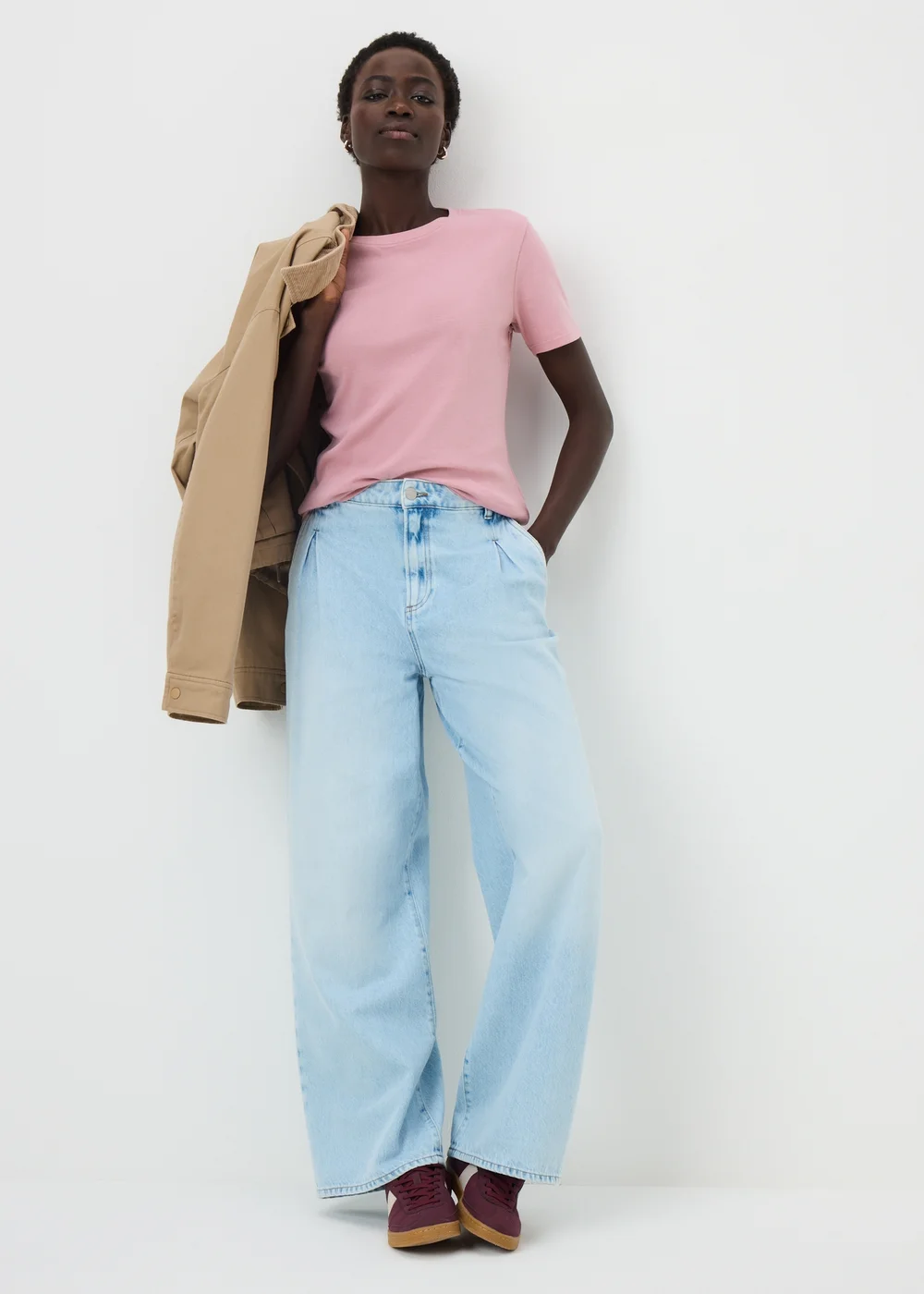 Warm Pink Fitted T-Shirt - 26 Image 3