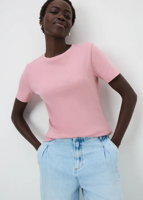 Warm Pink Fitted T-Shirt - 26 Image 1