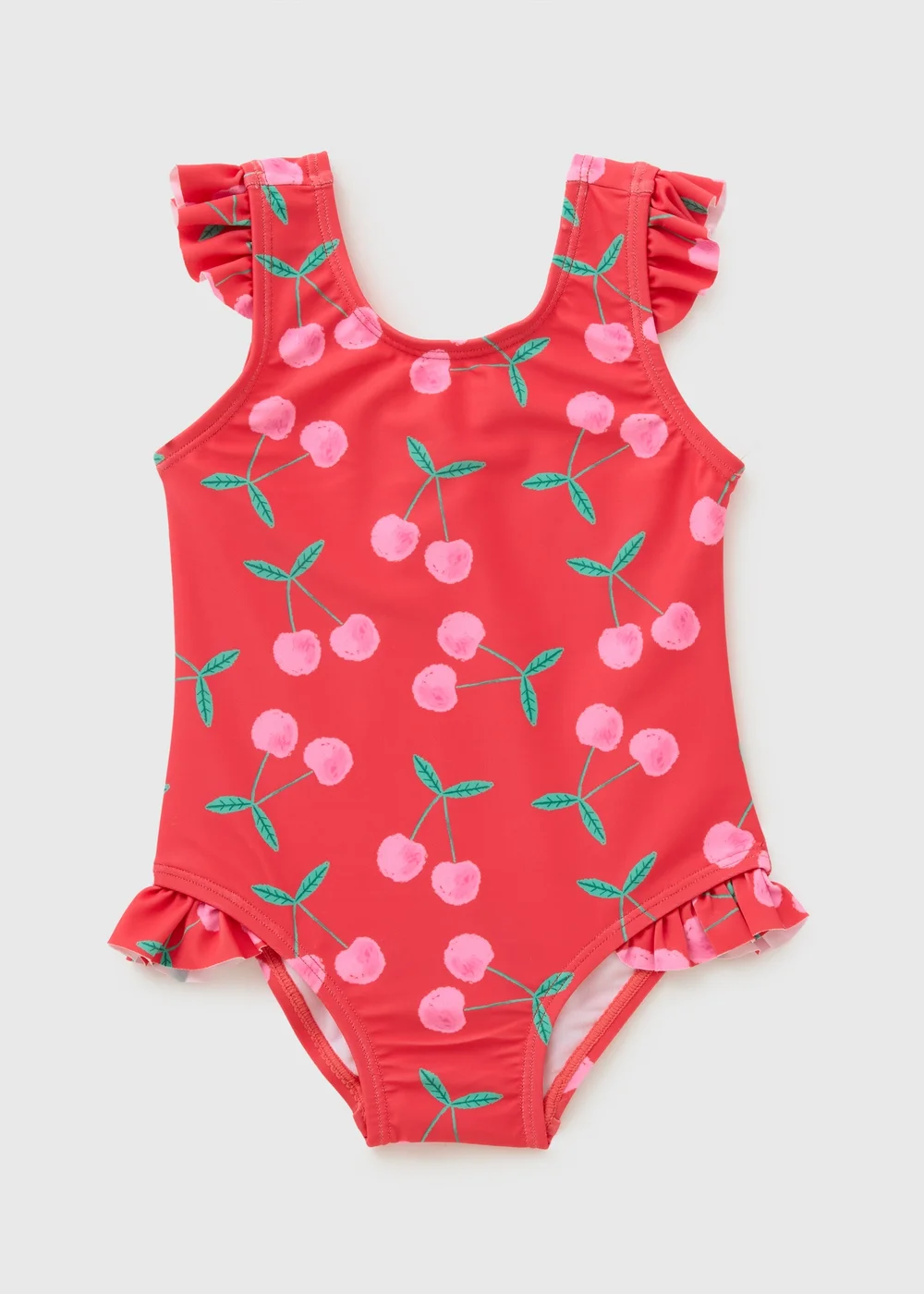 Baby Red Cherry Swimming Costume (Newborn-23mths) - 0-3 months Image 1