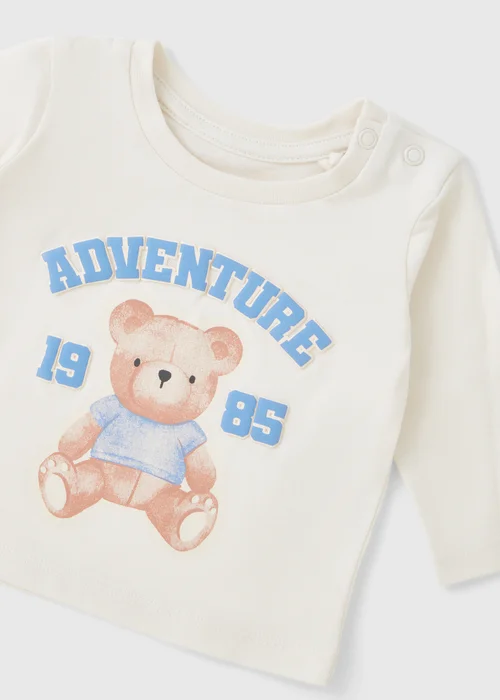 3 Piece Baby Bear Sweatshirt & Jogging Bottom Set (Newborn-23mths) - 0-3 months Image 2