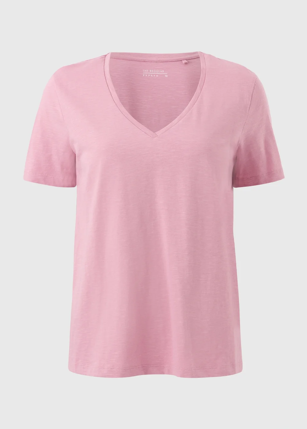 Pink V-Neck T-Shirt - 14 Image 1