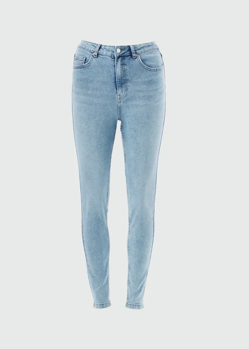 Blue Lightwash April Stretch High Rise Skinny Jeans - 24/L29 Image 5