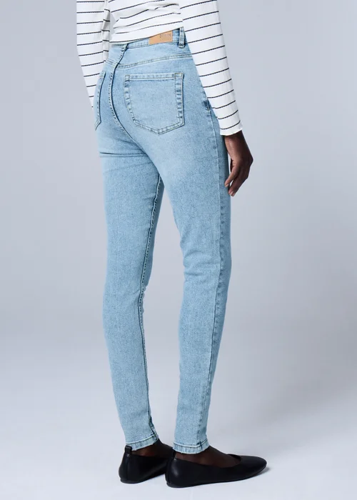 Blue Lightwash April Stretch High Rise Skinny Jeans - 24/L29 Image 4