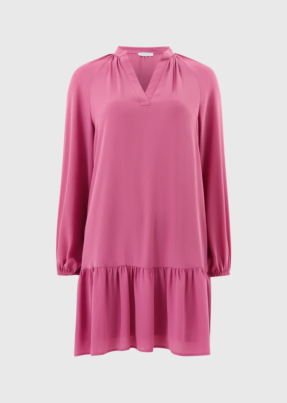 Pink Popover Mini Dress - 8 Image 4