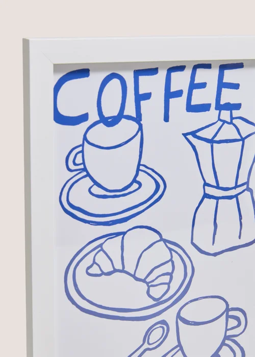 Coffee & Croissant Wall Art Image 2