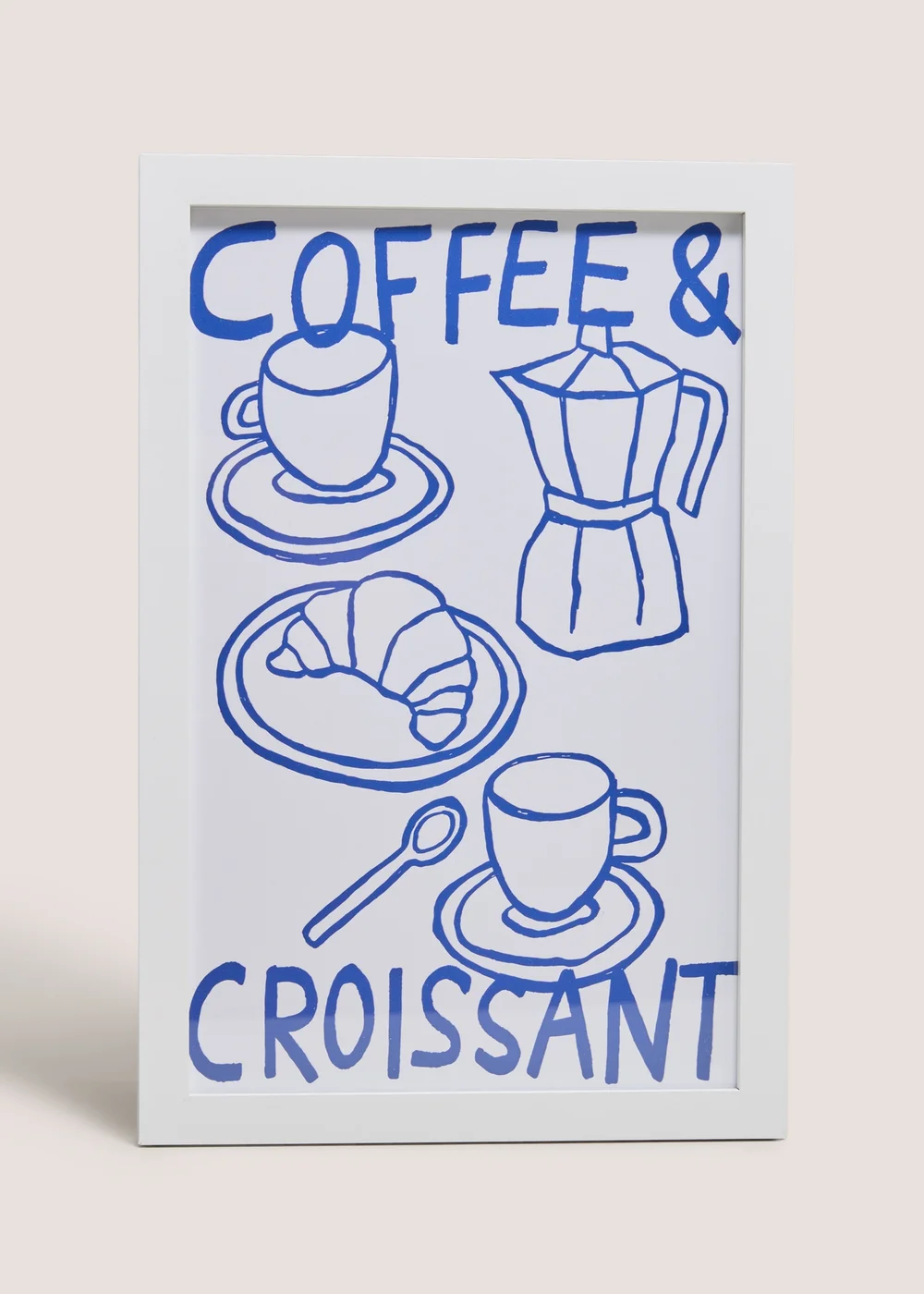 Coffee & Croissant Wall Art Image 1
