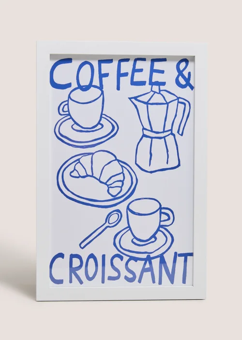 Coffee & Croissant Wall Art Image 1
