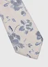 Taylor & Wright Neutral Floral Tie - One Size Image 2