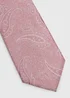 Taylor & Wright Pink Paisley Tie - One Size Image 2