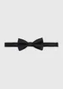 Taylor & Wright Black Bow Tie - One Size Image 1