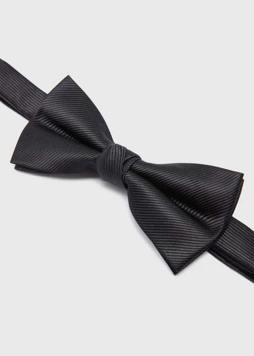 Taylor & Wright Black Bow Tie - One Size Image 2