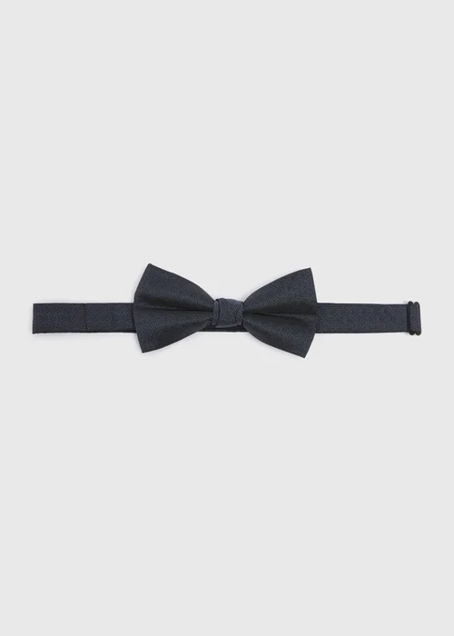 Taylor & Wright Navy Jacquard Bow Tie - One Size Image 1