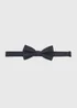 Taylor & Wright Navy Jacquard Bow Tie - One Size Image 1