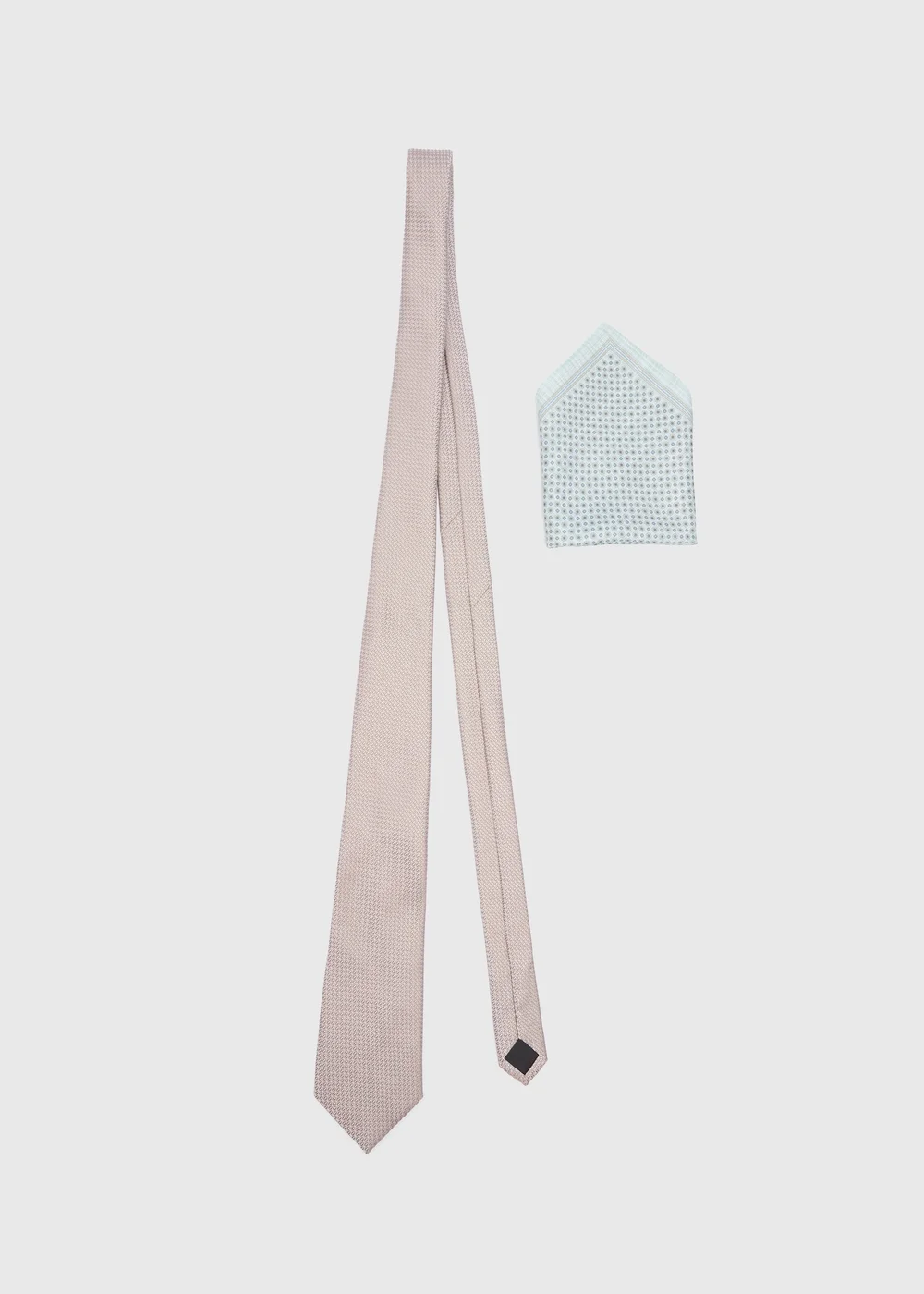 Taylor & Wright Stone Geometric Tie & Pocket Square Set - One Size Image 1