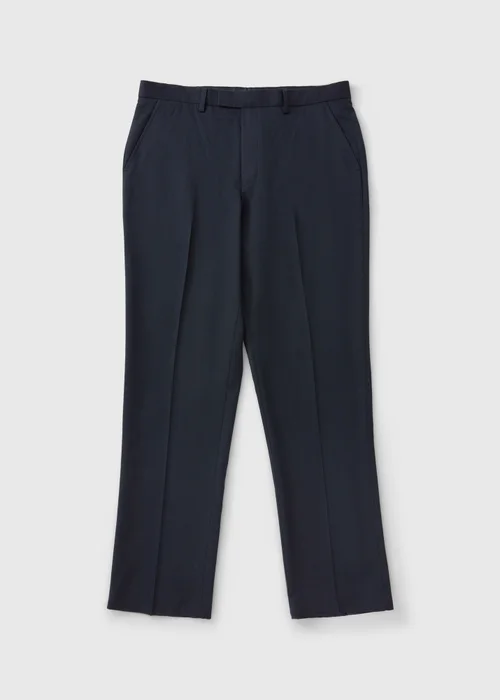 Taylor & Wright Albury Navy Birdseye Regular Fit Suit Trousers - 32 Waist 29 Leg Image 5