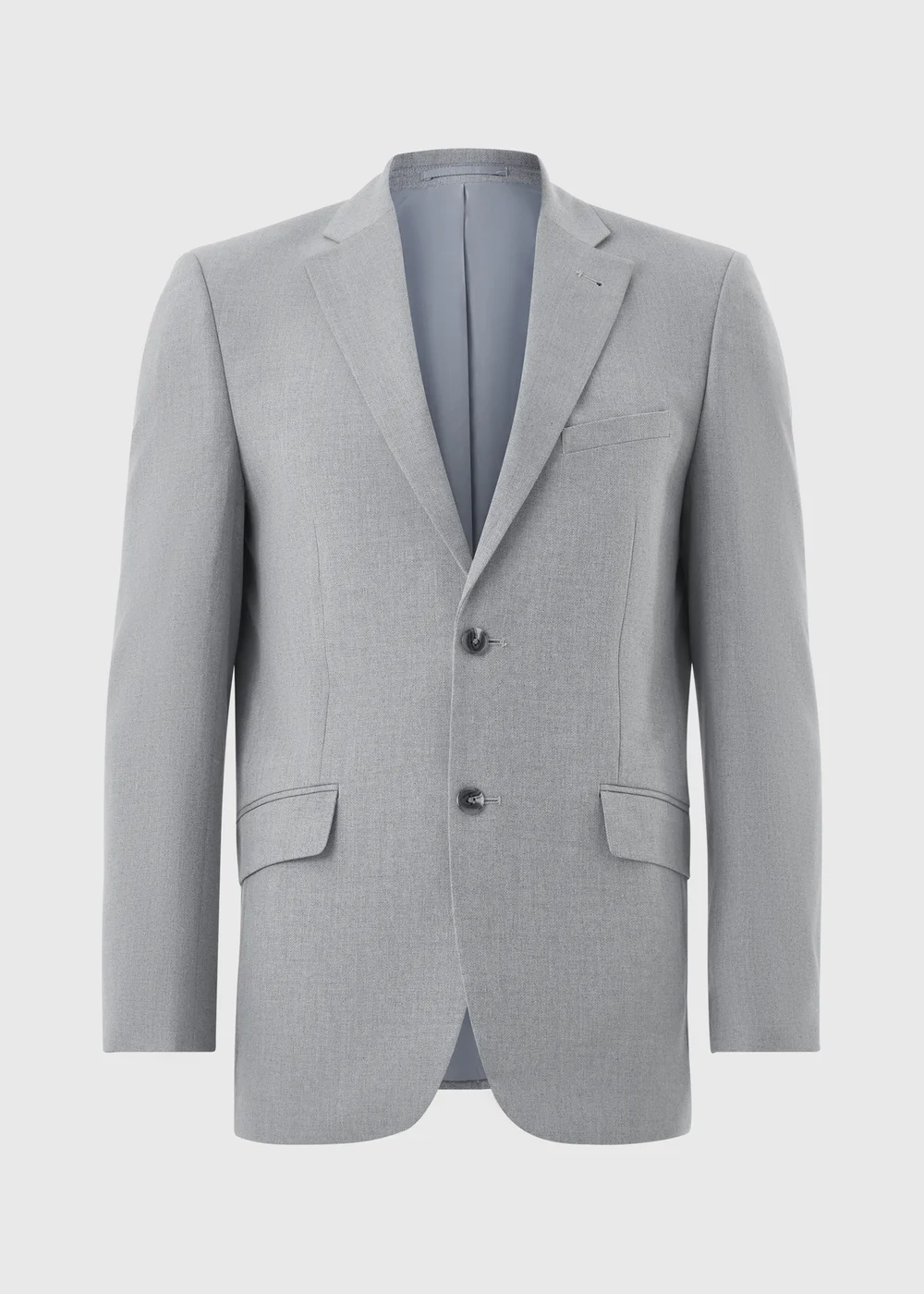 Taylor & Wright Ashford Grey Birdseye Regular Fit Suit Jacket - 38 Chest Short Image 4