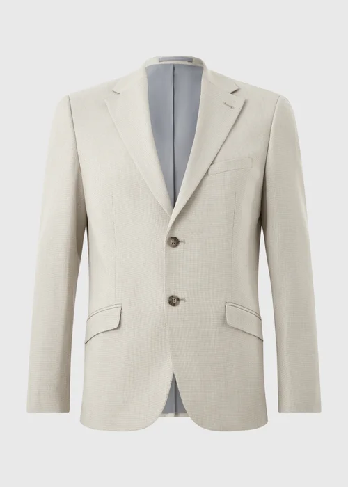 Taylor & Wright Fairmont Stone Texture Slim Fit Suit Jacket - 42 Chest Long Image 5