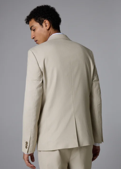 Taylor & Wright Fairmont Stone Texture Slim Fit Suit Jacket - 42 Chest Long Image 4