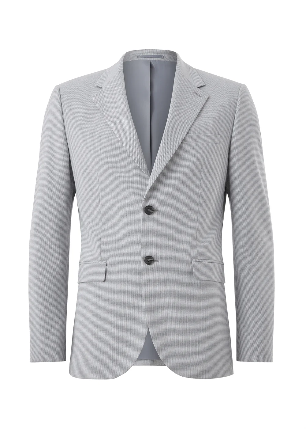 Taylor & Wright Ashbury Grey Puppytooth Slim Fit Suit Jacket - 40 Chest Regular Image 5